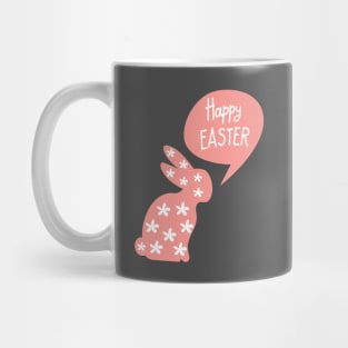 Easter Flowers Bunny Mug